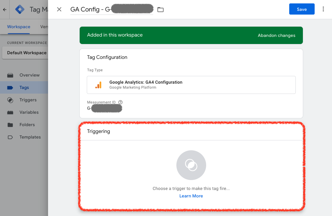 Connect GA into GTM