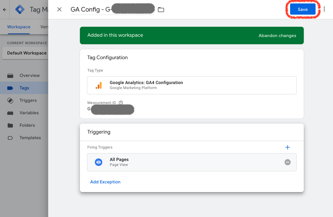 Connect GA into GTM