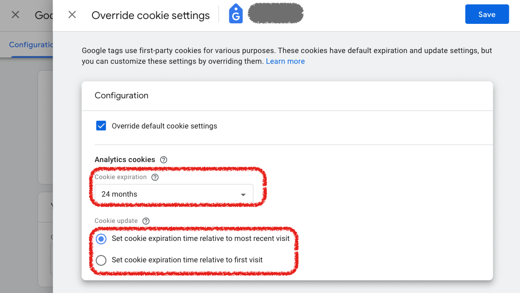 Cookie usage